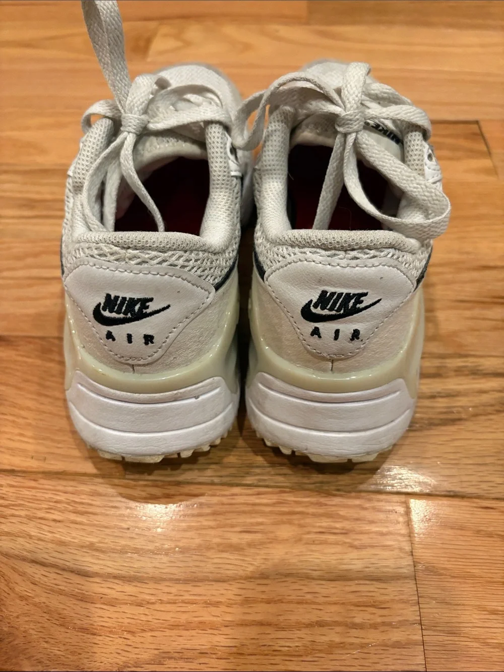 Nike Air Max Beige and Black Casual Sneakers